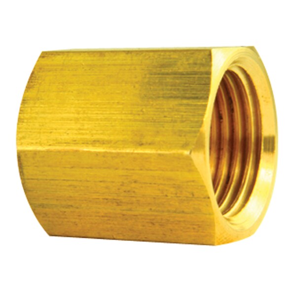 Brass Brake Line Union, 3/8 (5/8-18 Inverted), 10/bag